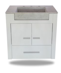 ACCECO - GOYA - VANITORY BLANCO LAQ. DE COLGAR 60X62 C/MES