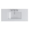 FERRUM -CADRIA- LAVATORIO CON MESADA PORCELANA DE 100CM 3AG