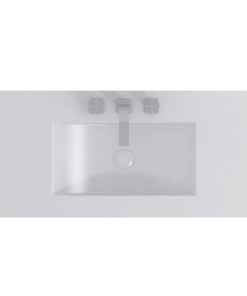 FERRUM -CADRIA- LAVATORIO CON MESADA PORCELANA DE 100CM 3AG