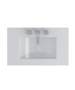 FERRUM - CADRIA - LAVATORIO CON MESADA PORCELANA 75CM 1AG