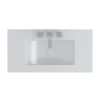 FERRUM - CADRIA - LAVATORIO CON MESADA PORCELANA 90CM 3AG