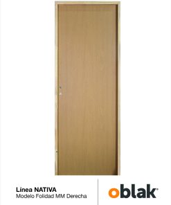 OBLAK - NATIVA - PTA FOLIADA 70X200X10 MM DER