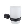 PEIRANO - FABRIC - PORTA VASO Y CEPILLO BLACK