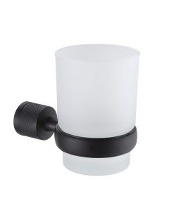 PEIRANO - FABRIC - PORTA VASO Y CEPILLO BLACK
