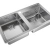 JOHNSON - PILETA DOBLE Q085 A 85.5X48.2X17.5