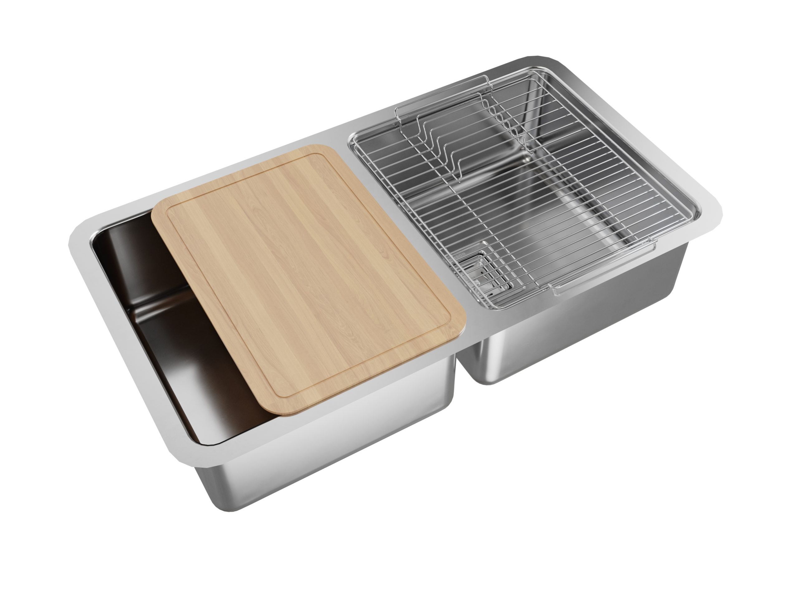 JOHNSON - PILETA DOBLE Q76 CR 70.8X37X17.5 - Imagen 3