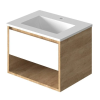ZEDRA - CLASSIC - ROVERE GIORNO FLOTANTE 60MM F/BCO BACHA IN