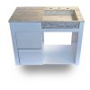 ACCECO - SOFIA - VANITORY BLANCO LAQ DE COLGAR 80X62 C/MES.
