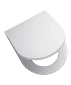 FERRUM - QUBIQ - ASIENTO INODORO DE UREA CON CIERRE SUAVE.