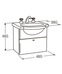 Alternative view of FERRUM - VENECIA - MUEBLE WENGUE DE COLGAR 48CM DESARMADO