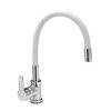PIAZZA - EMBLEM- MONOCOMANDO COCINA FLEXIBLE BLANCO 10016BL