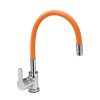 PIAZZA - EMBLEM - MONOCOMANDO COCINA FLEXIBLE NARANJA 10016