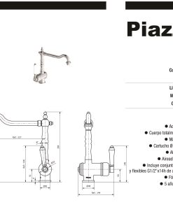 Alternative view of PIAZZA - GOURMET - MONOCOMANDO COCINA MESADA 10305