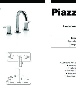 Alternative view of PIAZZA - LOGOS - GRIFERIA LAVATORIO 22301