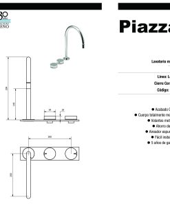 Alternative view of PIAZZA - LOUNGE - GRIFERIA LAVATORIO 22601