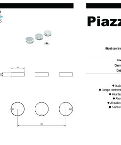 Alternative view of PIAZZA - LOUNGE - GRIFERIA BIDET CON TRANSFERENCIA 22604