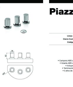 Alternative view of PIAZZA - DOMANI - GRIFERIA BIDET 31004