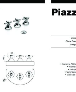 Alternative view of PIAZZA - VILLAGE - GRIFERIA BIDET CON TRANSFERENCIA