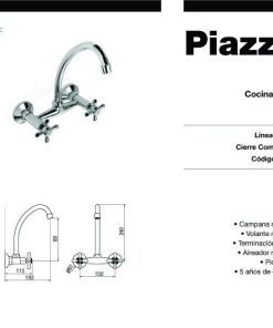 Alternative view of PIAZZA - VILLAGE- GRIFERIA COCINA PARED 31411