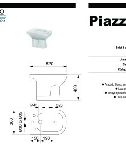 Alternative view of PIAZZA - AMALFI - BIDET 3 AGUJEROS