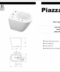 Alternative view of PIAZZA - PADOVA - BIDET 3 AGUJEROS
