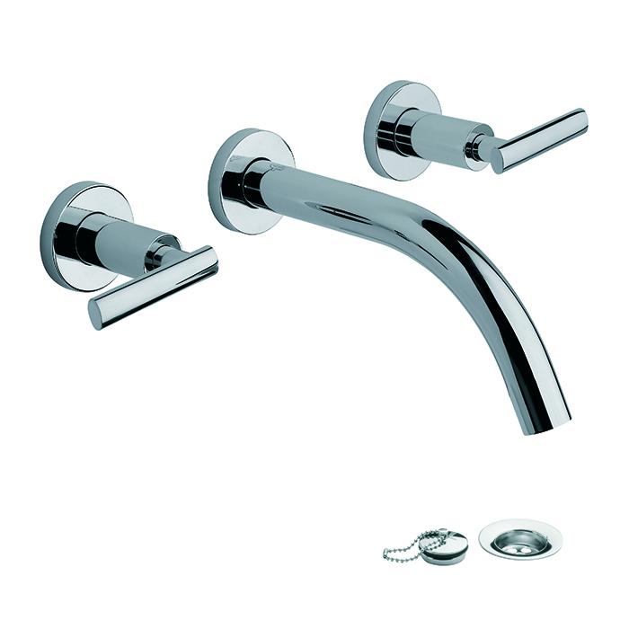 FV - NEREA LEVER - JUEGO PARA LAVATORIO DE PARED 203/59L