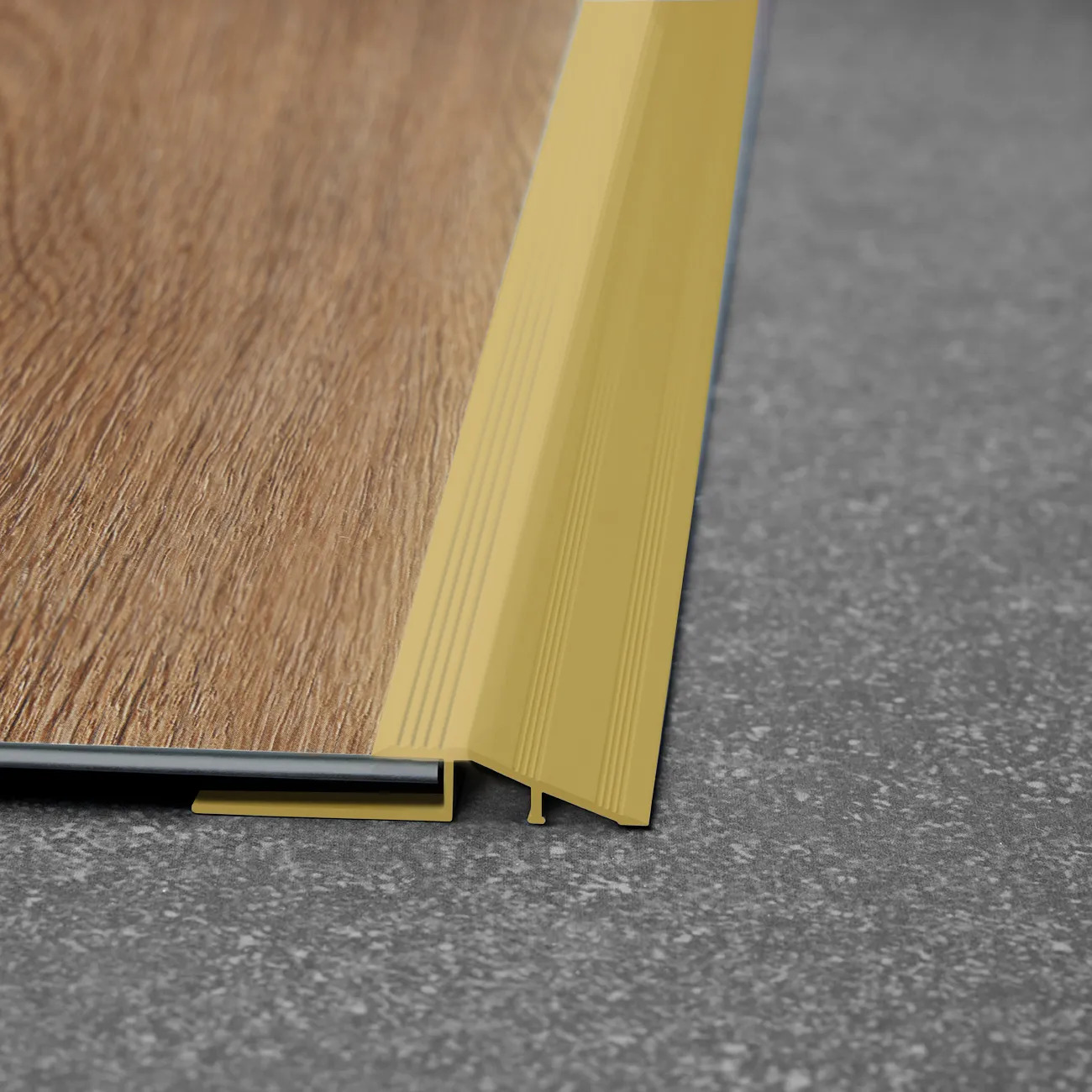 ATRIM - ALUMINIO RAMP 5MM (2.00) ORO MATE - Imagen 2