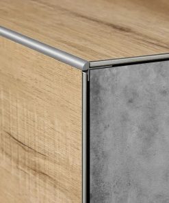 Alternative view of ATRIM - PERFIL ALUMINIO STEP 23X5MM (2.00) CROMO MATE