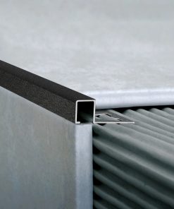 Alternative view of ATRIM - GUARDACANTO QUADRA 10X10MM ALUM. NIQUEL STONE (2.50)