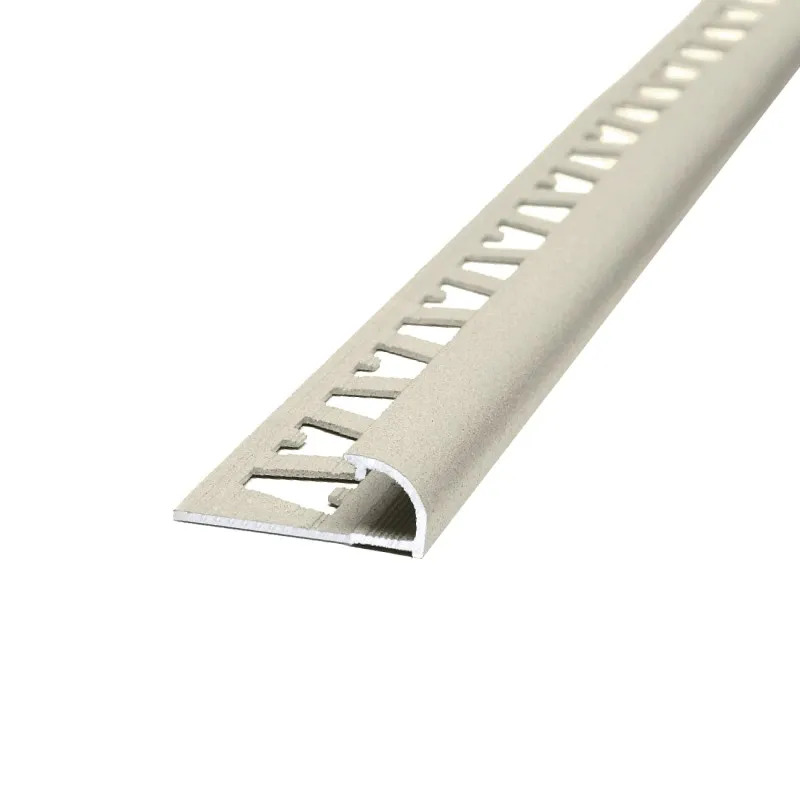 ATRIM -GUARDACANTO BULLNOSE 12MM ALUM. ARENA STONE (2.50)