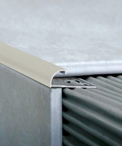 Alternative view of ATRIM -GUARDACANTO BULLNOSE 12MM ALUM. ARENA STONE (2.50)
