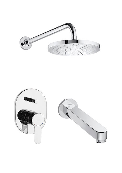 ROCA - L20 - GRIFERIA MONOCOMANDO KIT P BAÑERA/DUCHA EMB CRO