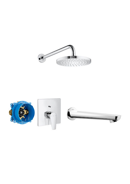 ROCA - ATLAS - GRIFERIA MONOCOMANDO KIT BAÑERA/DUCHA EMBUTIR