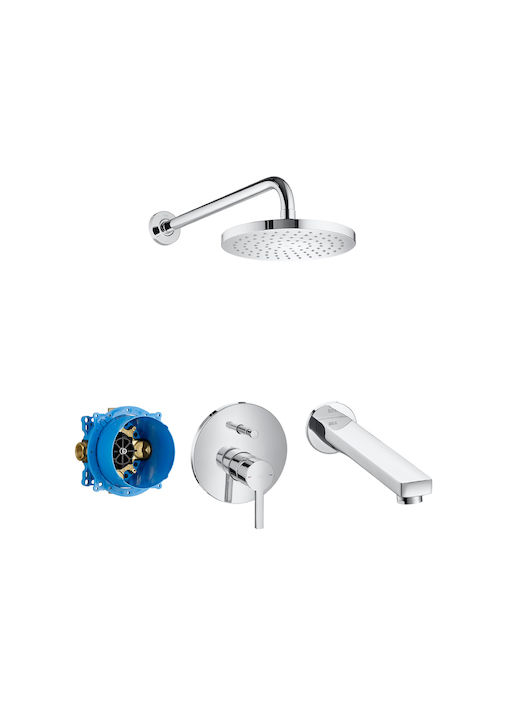 ROCA - NAIA - GRIFERIA MONOCOMANDO KIT BAÑERA/DUCHA EMB. CRO