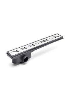 ATRIM - DESAGÜE LINEAL RIO ABS + ACERO INOX WAVE MATE 45 CM