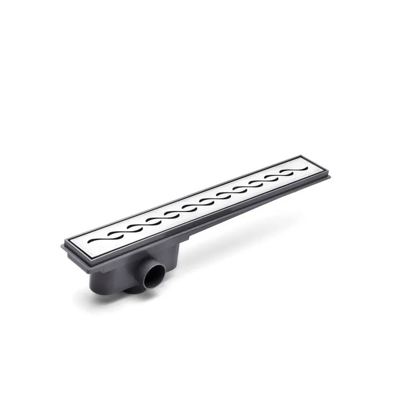 ATRIM - DESAGÜE LINEAL RIO ABS + ACERO INOX WAVE MATE 45 CM