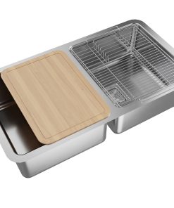 JOHNSON - PILETA DOBLE Q76 70.8X37X17.5 - Imagen 3
