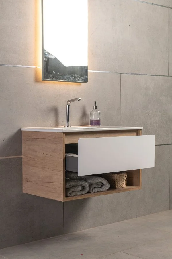ZEDRA - CLASSIC - ROVERE GIORNO FLOTANTE 60MM F/BCO BACHA IN - Imagen 2