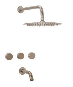 PEIRANO - FABRIC NICKEL - DUCHA EMB C/ TRANSF 80-100NI